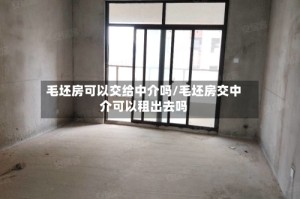 毛坯房可以交给中介吗/毛坯房交中介可以租出去吗