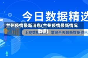兰州疫情最新消息(兰州疫情最新情况数据)