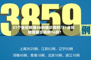 31个省份新增46例确诊病例/31省份新增确诊病例16例?