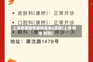上海新增阳性病例迎来6连降(上海 新增 新冠)