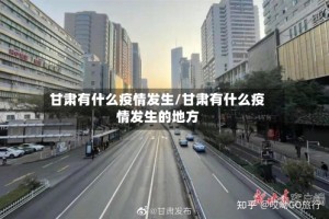 甘肃有什么疫情发生/甘肃有什么疫情发生的地方