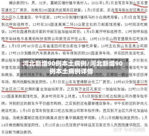 河北新增90例本土病例/河北新增90例本土病例详情-第1张图片