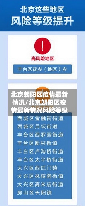 北京朝阳区疫情最新情况/北京朝阳区疫情最新情况风险等级-第1张图片