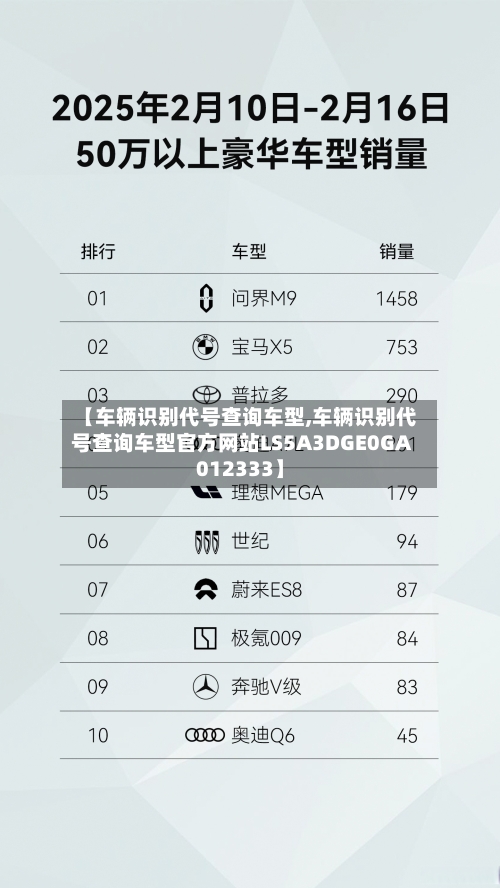 【车辆识别代号查询车型,车辆识别代号查询车型官方网站LS5A3DGE0GA012333】-第1张图片
