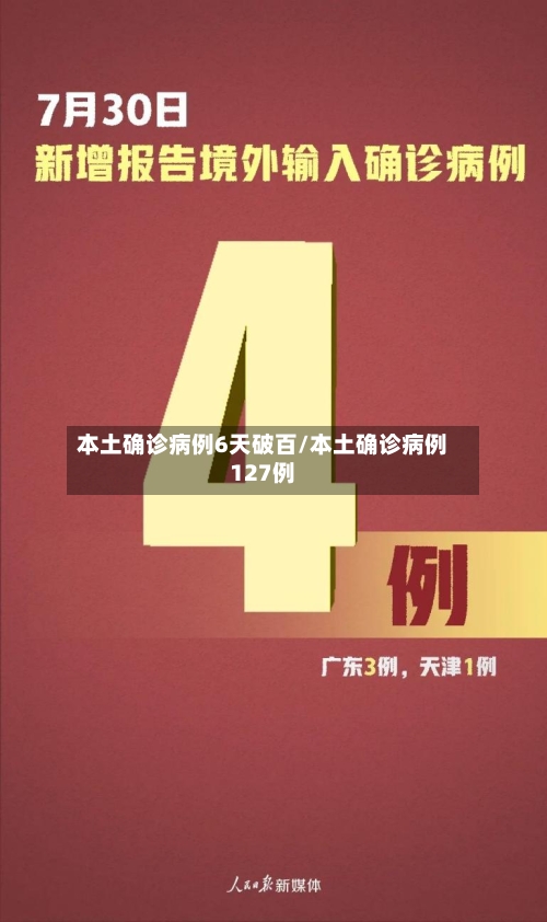 本土确诊病例6天破百/本土确诊病例127例-第2张图片