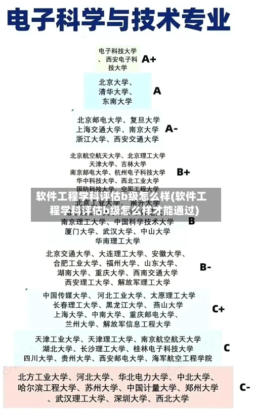 软件工程学科评估b级怎么样(软件工程学科评估b级怎么样才能通过)-第1张图片