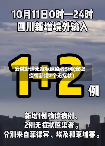 安徽新增无症状感染者5例(安徽疫情新增2个无症状)-第2张图片