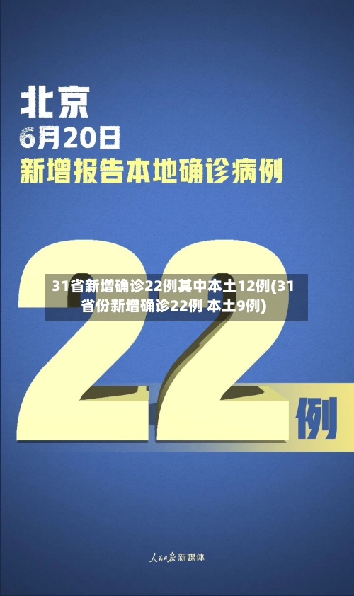 31省新增确诊22例其中本土12例(31省份新增确诊22例 本土9例)-第1张图片
