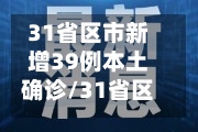31省区市新增39例本土确诊/31省区市新增43例本土确诊-第2张图片