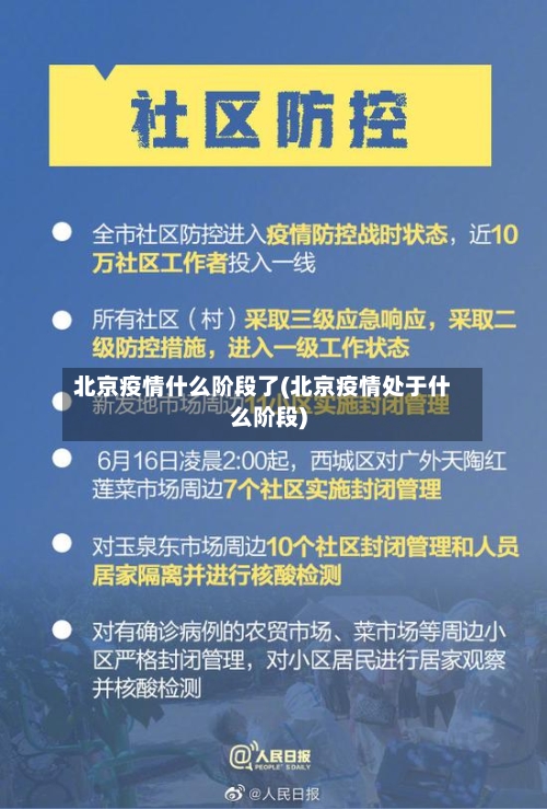 北京疫情什么阶段了(北京疫情处于什么阶段)-第1张图片