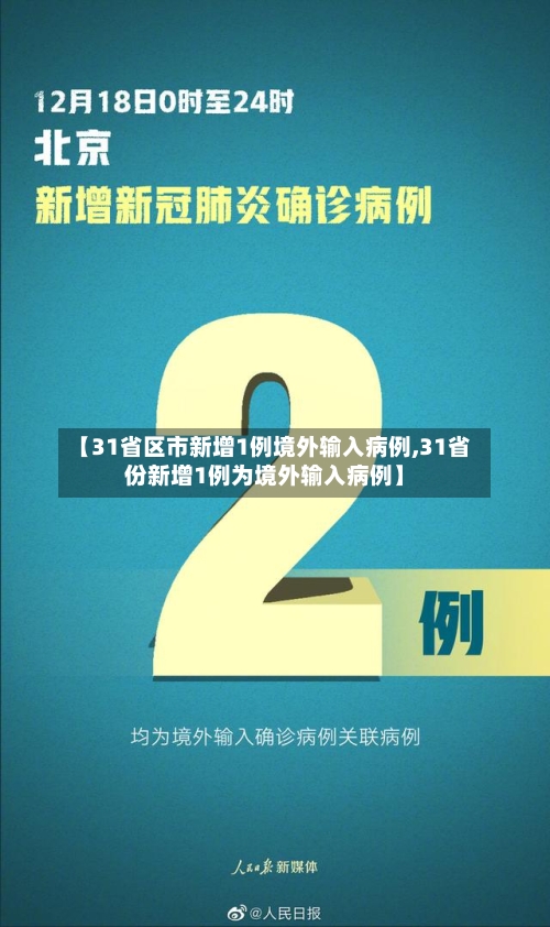 【31省区市新增1例境外输入病例,31省份新增1例为境外输入病例】-第3张图片