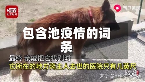 包含池疫情的词条-第1张图片